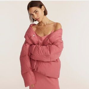 J. Crew Rose Petal Signature PufferJacket PrimaLoft Women's Small
